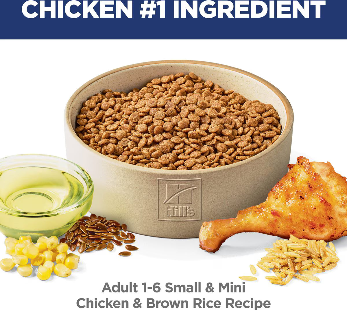 Hill's Science Diet Adult Small Breed & Mini Breed Chicken Meal & Rice Recipe Dry Dog Food, 15.5-lb bag