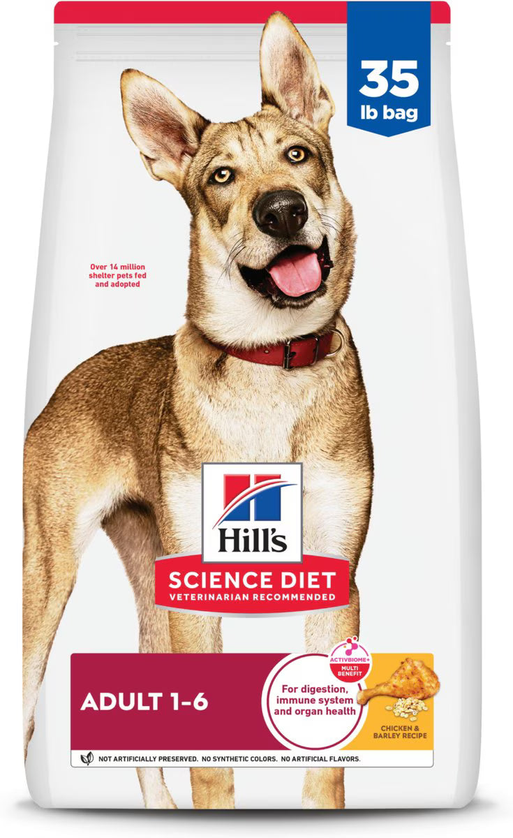 Dry Food Hill's Science Diet Adult Chicken & Barley Recipe Dry Dog Food, 35-lb bag