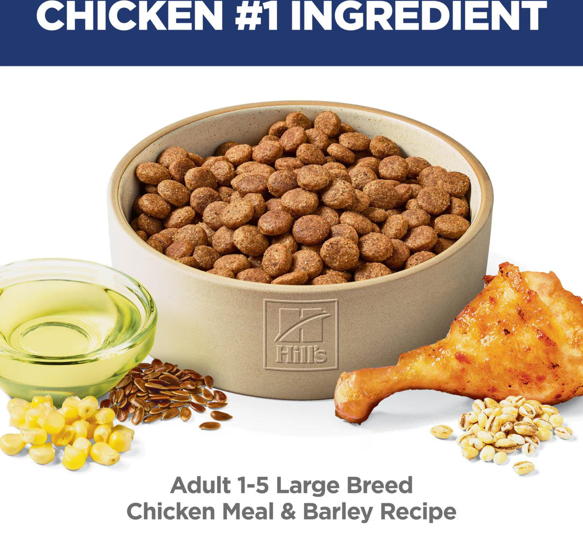 Hill's Science Diet Adult Large Breed Chicken & Barley Dry Dog Food, 15-lb bag