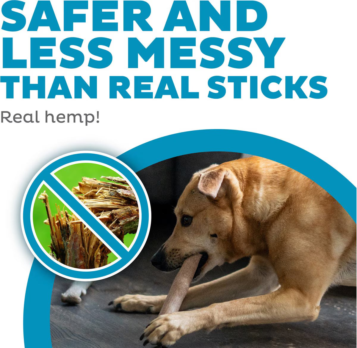 Petstages Dogwood Calming Tough Dog Chew Toy, Medium, 2 count