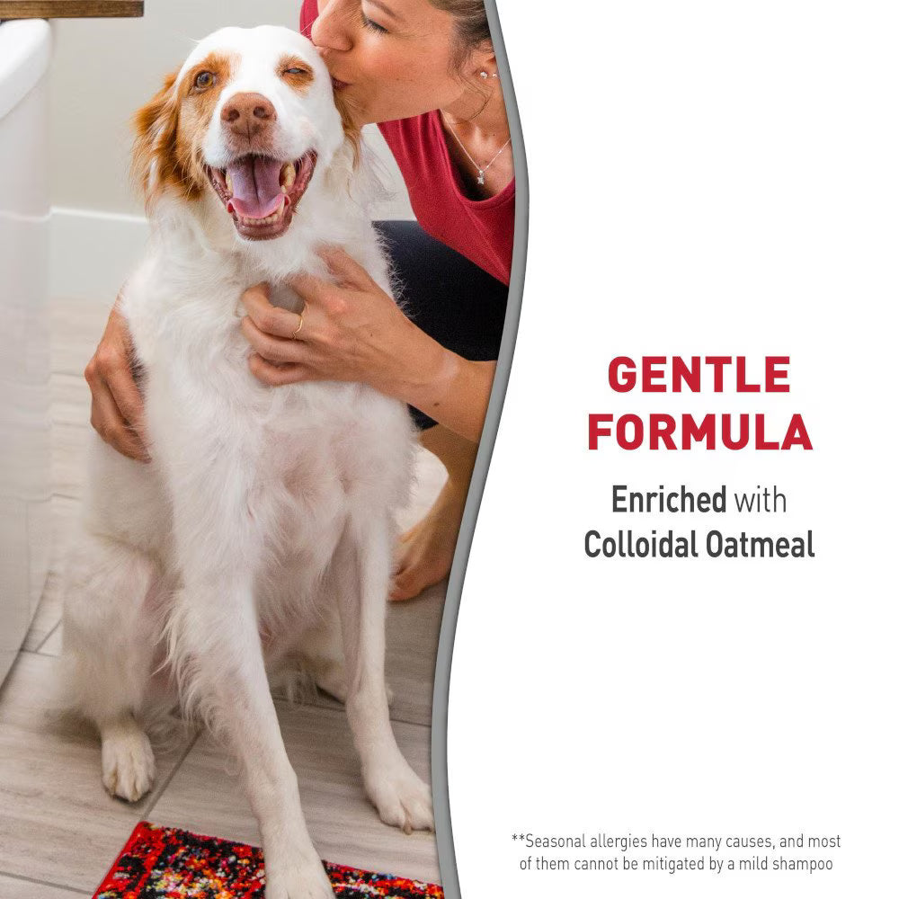 Nature's Miracle Oatmeal Dog Shampoo, 16-fl oz bottle, Pistachio Cream Scent