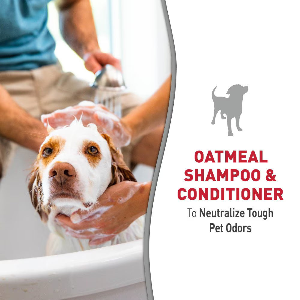 Nature's Miracle Oatmeal Dog Shampoo, 16-fl oz bottle, Pistachio Cream Scent