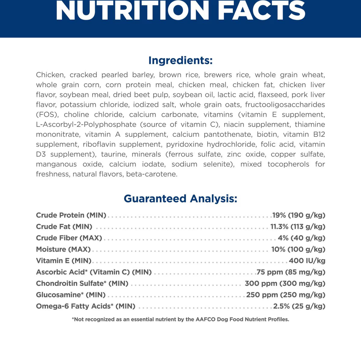 Hill's Science Diet Adult Large Breed Chicken & Barley Dry Dog Food, 35-lb bag