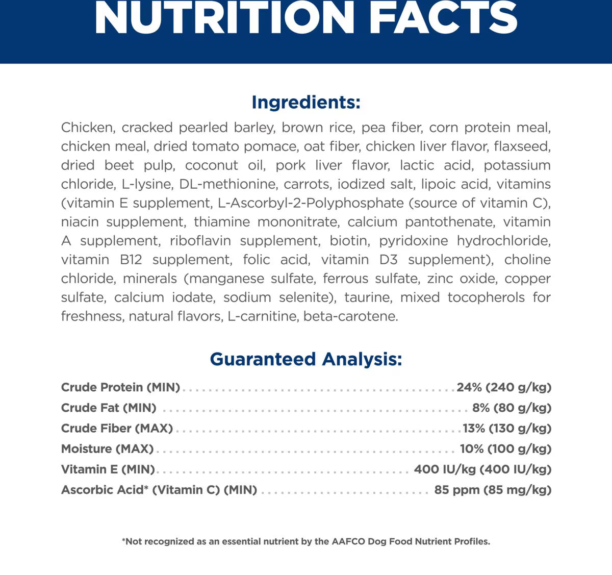 Hill's Science Diet Adult Perfect Weight Management Chicken Recipe Dry Dog Food, 25-lb bag