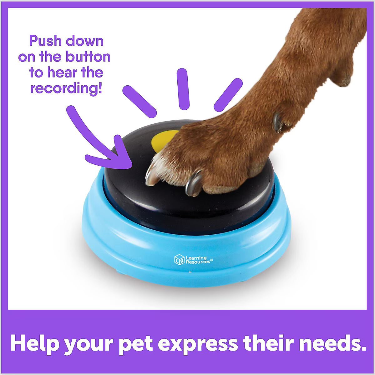 Hunger for Words Talking Pet Essential Words Dog Toy
