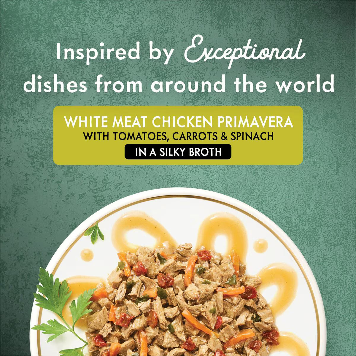 Fancy Feast Medleys White Meat Chicken Primavera Canned Cat Food, 3-oz, case of 24