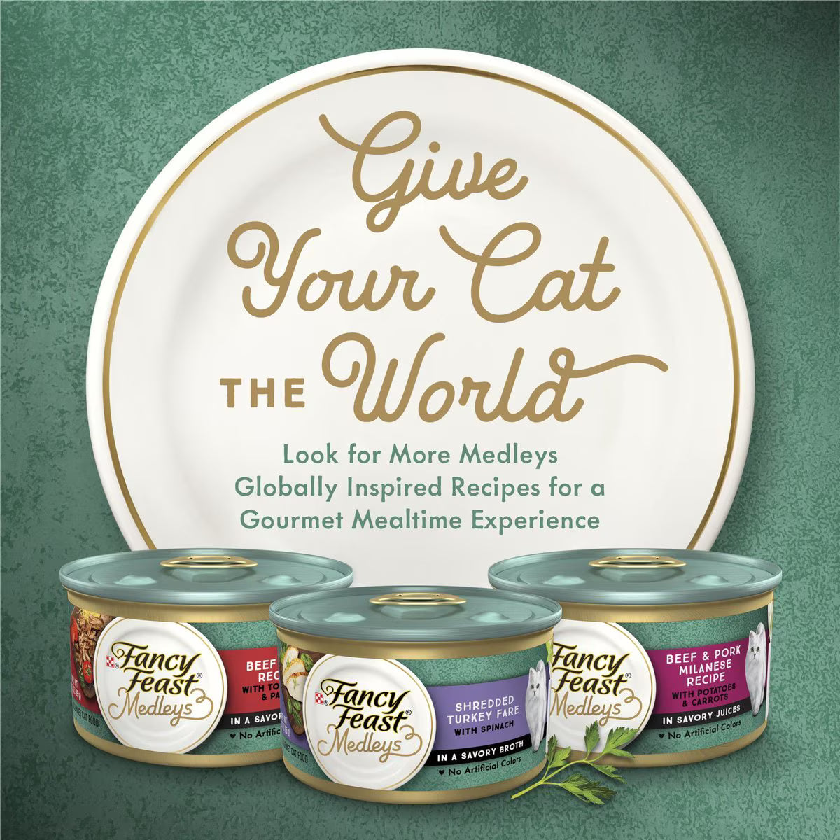 Fancy Feast Medleys White Meat Chicken Primavera Canned Cat Food, 3-oz, case of 24