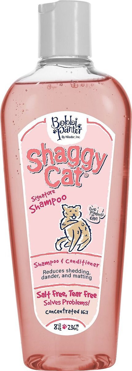 Bobbi Panter Signature Shaggy Cat Shampoo & Conditioner, 8-fl oz bottle, 2 count