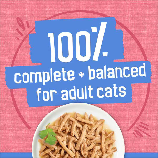 Friskies Savory Shreds with Salmon in Sauce Canned Cat Food, 5.5-oz, case of 24