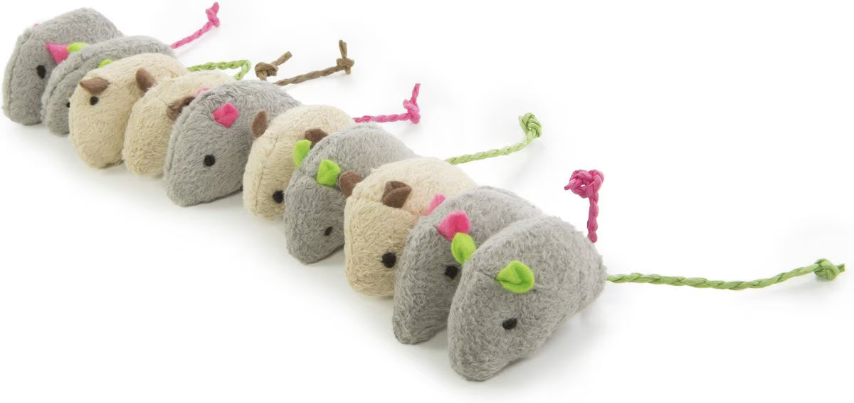 SmartyKat Skitter Critters Value Pack Catnip Cat Toys, 10 count