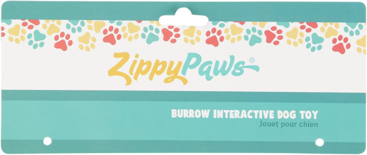 ZippyPaws Burrow Squeaky Hide & Seek Plush Dog Toy, Log & Chipmunks