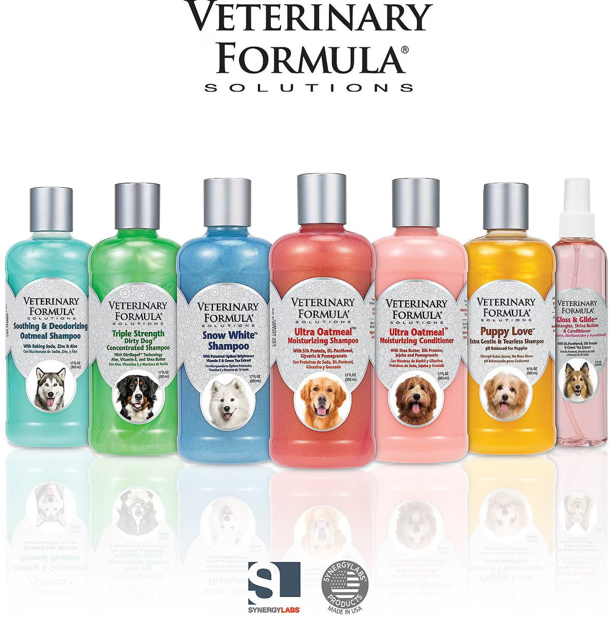 Veterinary Formula Smart Coat Complex Ultra Oatmeal Moisturizing Shampoo for Dogs, 17-fl oz bottle