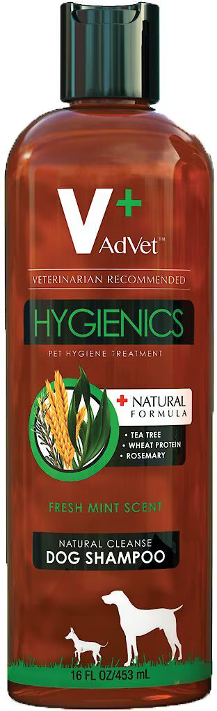 AdVet Hygienics Natural Cleanse Dog Shampoo, 16-fl oz bottle