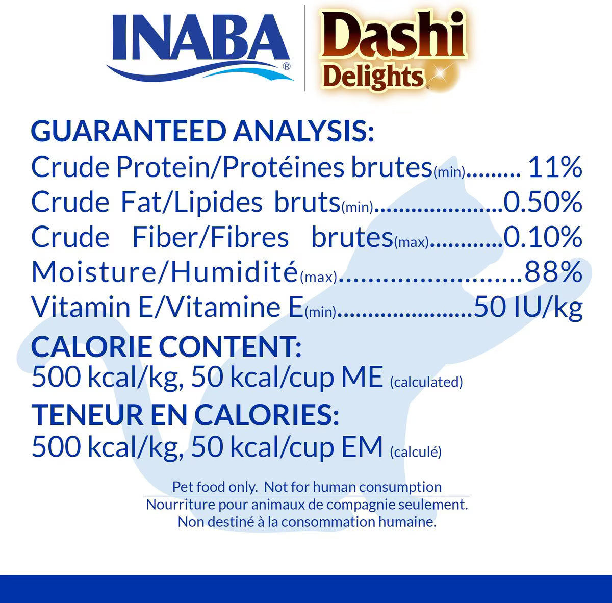 Inaba Dashi Delights Chicken with Tuna & Salmon Flavored Bits in Broth Cat Food Topping, 2.5-oz cup