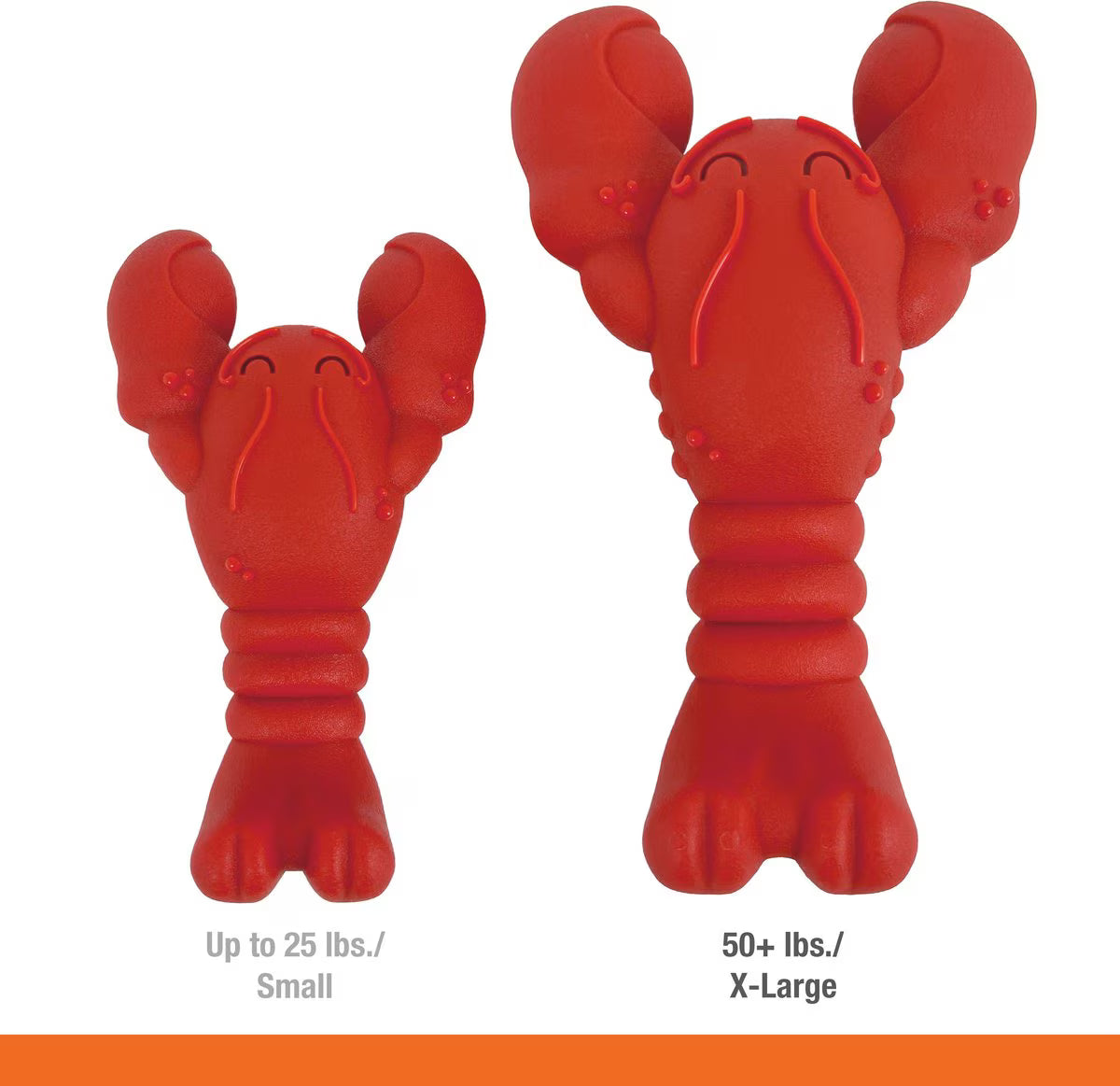 Nylabone Power Chew Lobster Dog Toy, Red, X-Large