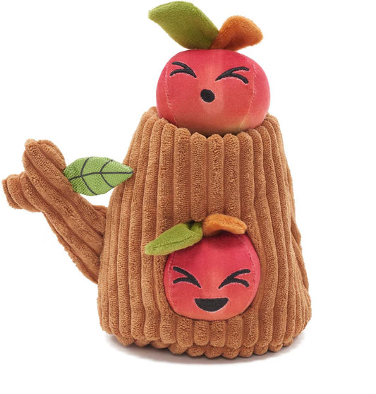 BARK Them Apples 3-in-1 Squeaky Plush Dog Toy
